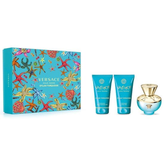 shumee Dylan Turquoise Pour Femme set toaletní voda ve spreji 50ml + sprchový gel 50ml + tělový gel 50ml