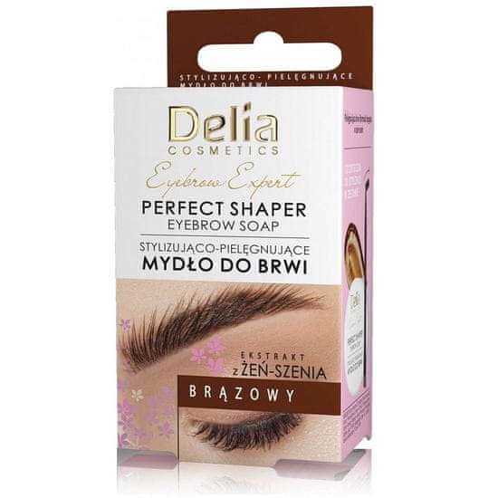 shumee Eyebrow Expert Perfect Shaper stylingové a pečující mýdlo na obočí Brown 10ml