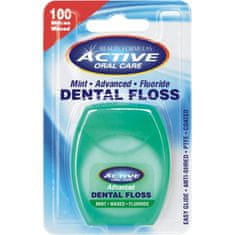 shumee Dental Floss voskovaná zubní nit s fluoridem Mint 100 metrů