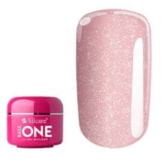 shumee Base One Shimmer Misty Rose gel na stavbu nehtů 50g