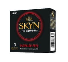 shumee Skyn Intense Feel nelatexové kondomy s cvočky, 3 ks