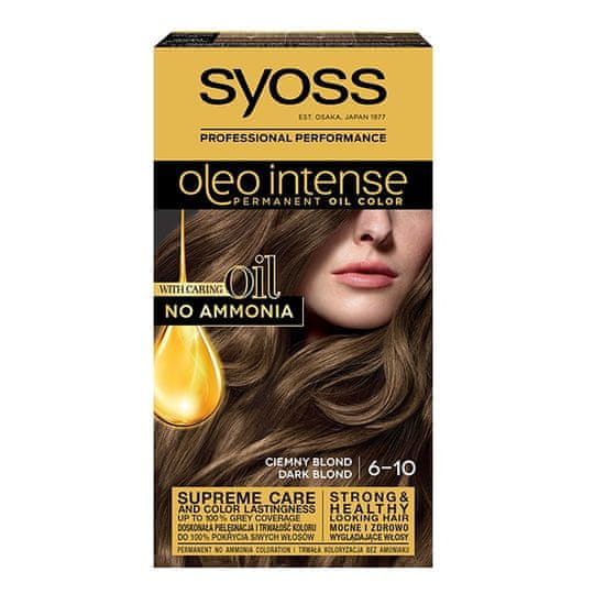 shumee Oleo Intense permanentní barvicí barva na vlasy s oleji 6-10 Dark Blonde