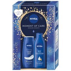 shumee Moment Of Care sada sprchového gelu 250ml + výživné tělové mléko 250ml