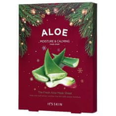 shumee Fresh Aloe Mask Sheet sada plátěných masek s extraktem z aloe 5x20g