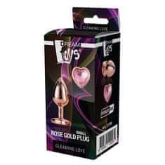 shumee Zástrčka Gleaming Love Rose Gold Anal Plug Small