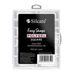 shumee Easy Shape Polygel akrylové gelové formy Clear Dual Square 100 ks.