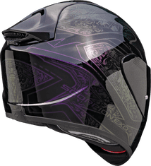 SCORPION Moto přilba EXO-1400 EVO II AIR FANTASY černý chameleon XS