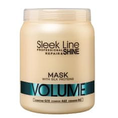 shumee Maska na vlasy Sleek Line Repair Volume Mask s hedvábím zvětšující objem 1000 ml