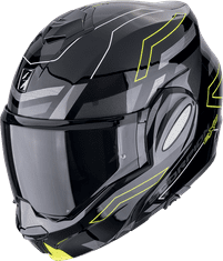 SCORPION Moto přilba EXO-TECH EVO CONQUER černo/fluo žlutá XS