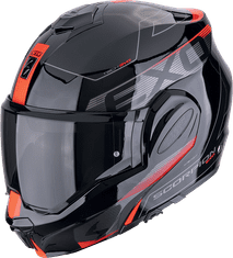 SCORPION Moto přilba EXO-TECH EVO TRAVELLER černo/červená XS