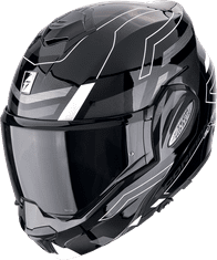 SCORPION Moto přilba EXO-TECH EVO CONQUER černo/bílá XS