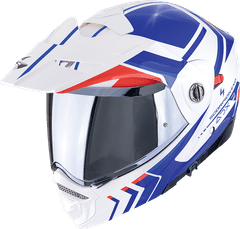 SCORPION Moto přilba ADX-2 LEWIS bílo/modro/červená XS