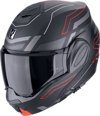 SCORPION Moto přilba EXO-TECH EVO CONQUER matná černo/červená XS