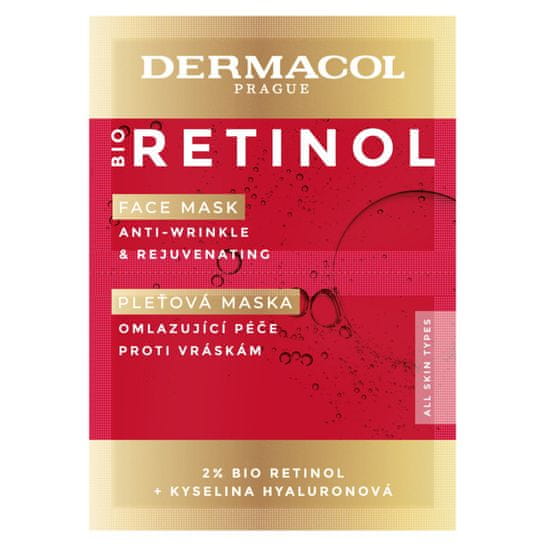 shumee Bio Retinol Face Mask pleťová maska proti vráskám 16ml