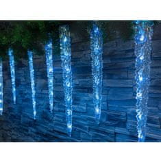 MAGIC HOME Řetěz Vánoce Icicle 65 LED ledově modrá,8 funkcií, 230 V exteriér