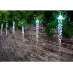 MAGIC HOME Řetěz Vánoce Icicle 12 LED rampouchů, 230 V exteriér