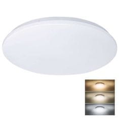 Solight Solight LED stropní světlo Plain, 3CCT, 36W, 2520lm, 3000K, 4000K, 6000K, kulaté, 45cm