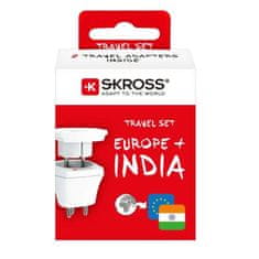 Skross SKROSS cestovní adaptér India Combo pro použití v Indii, typ D