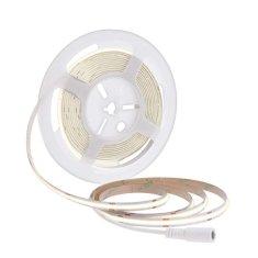 Solight Solight LED COB pásek, sada s adaptérem, vypínač, 5m, 8W/m, 800lm/m, neutrální bílá