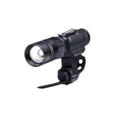 Solight Solight LED nabíjecí svítilna s cyklo držákem, 400lm, zoom, Li-Ion