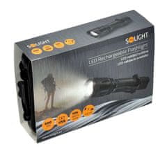 Solight Solight LED nabíjecí svítilna, 600lm, Cree XM-L2 T6, zoom, Li-Ion