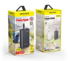 Awei Powerbank P171K 60 000 mAh, 65W