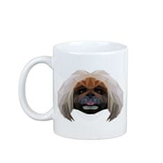 Artdog Pekingese - hrnek s fotkou a nápisem geometrický pes Art-Dog