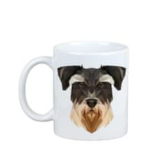 Artdog Schnauzer, Schnauzer - hrnek s fotkou a nápisem geometrický pes Art-Dog