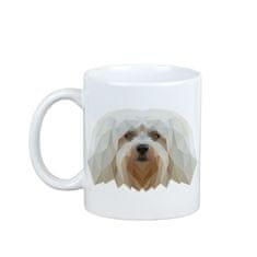 Artdog Havanese, Havanese - hrnek s fotkou a nápisem geometrického psa Art-Dog