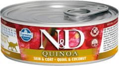 N&D Konzerva Cat Quinoa Quail & Coconut 80g