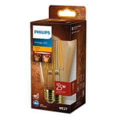 Philips Philips LED filament žárovka E27 ST64 3,1W (25W) 250lm 1800K nestmívatelná, jantarová