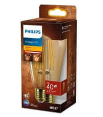 Philips Philips Vintage LED filament žárovka E27 ST64 7W (40W) 470lm 1800K nestmívatelná, zlatá