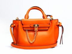 Michael Kors MICHAEL KORS dámská kabelka HAMILTON LEGACY 35S3G9HC0L OPTIC ORANGE XS BELTED XBODY LEATHER