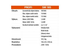 Lescha Míchačka LESCHA SM 185S 180l 230V WS BR