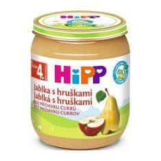 HiPP BIO Jablka s hruškami od uk. 4. měsíce, 125 g