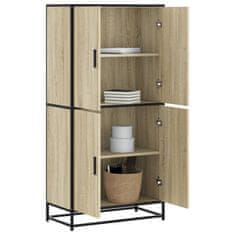 Vidaxl Skříň highboard dub sonoma 68 x 35 x 139 cm kompozitní dřevo