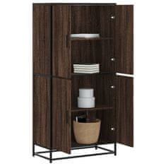 Vidaxl Skříň highboard hnědý dub 68 x 35 x 139 cm kompozitní dřevo