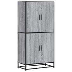 Vidaxl Skříň highboard šedá sonoma 68 x 35 x 139 cm kompozitní dřevo