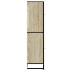 Vidaxl Skříň highboard dub sonoma 68 x 35 x 139 cm kompozitní dřevo