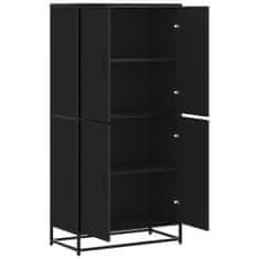 Vidaxl Skříň highboard černá 68 x 35 x 139 cm kompozitní dřevo