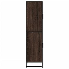 Vidaxl Skříň highboard hnědý dub 68 x 35 x 139 cm kompozitní dřevo