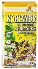 Milota Koriandr setý plod 100g