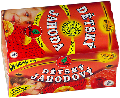 Milota Dětský jahodový aromatizovaný 40g(20x2g)