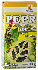 Milota Pepř zelený (Pepřovník) plod celý 100g