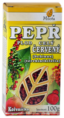 Milota Pepř červený (Pepřovník) plod celý 100g