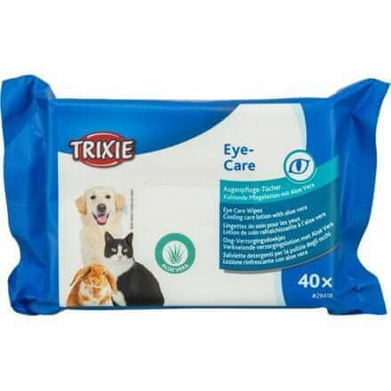 Trixie Eye care, ubrousky na oční okolí s aloe vera, 40 ks,