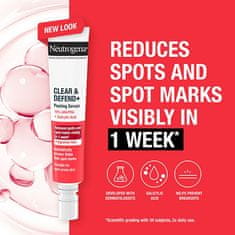 Neutrogena Sérum proti pupínkům Clear & Defend+ (Peeling Serum) 30 ml