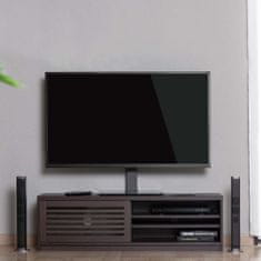 Nedis TVSM2040BK stojan s TV držákem 37 - 70", 40 kg, nastavitelná výška, tvrzené sklo, černý