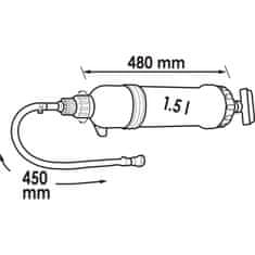 Vigor Vakuová pumpa, kapacita: 1,5 l VIGOR V4201