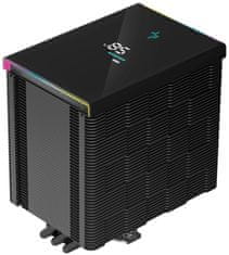 DEEPCOOL chladič AK500 Digital / 120mm fan / 5x heatpipes / PWM / pro Intel i AMD / RGB / černý